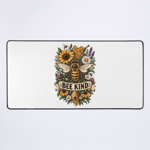 Item preview, Bee Kind Vintage Honeybee Nature designed and sold by Haji Kamora.