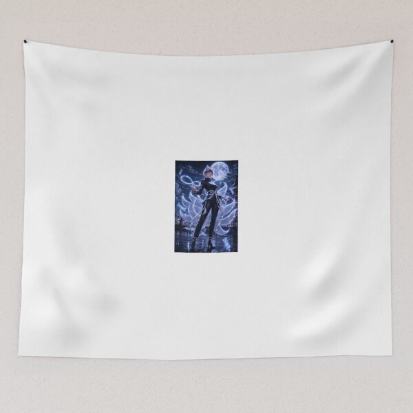 Item preview, White Haired Kitsune Gojo in Night Cityscape designed and sold by CathryneDelamort.