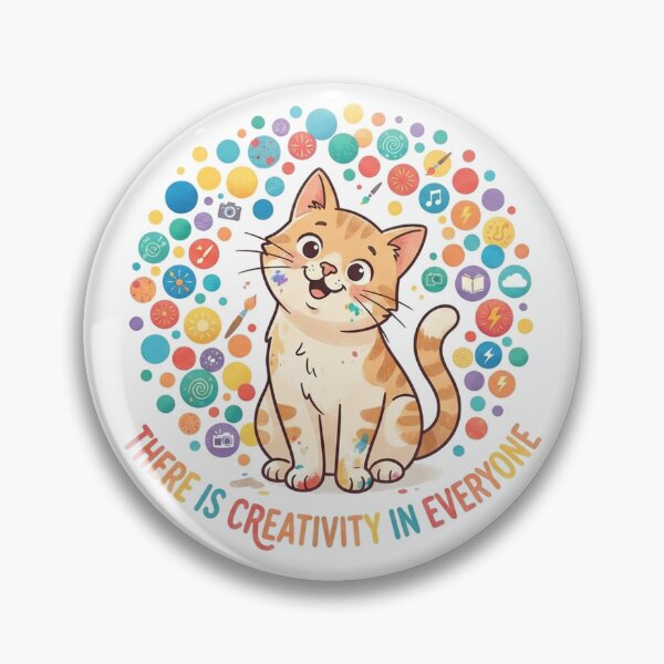 Item preview, Dot Day Creative Orange Tabby Cat – There Is Creativity in Everyone designed and sold by Ghostlycats2026.