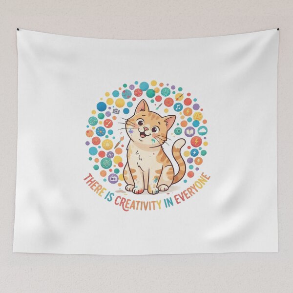 Item preview, Dot Day Creative Orange Tabby Cat – There Is Creativity in Everyone designed and sold by Ghostlycats2026.