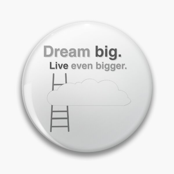 Item preview, Dream Big Live Bigger - Motivation Cloud Design designed and sold by Mnemovia.