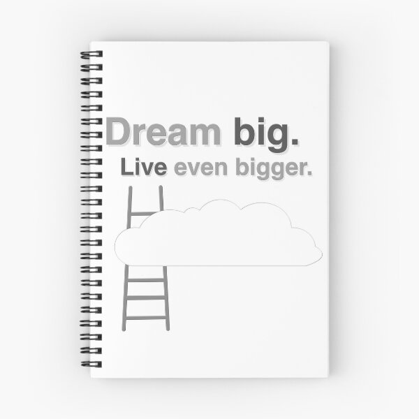 Item preview, Dream Big Live Bigger - Motivation Cloud Design designed and sold by Mnemovia.
