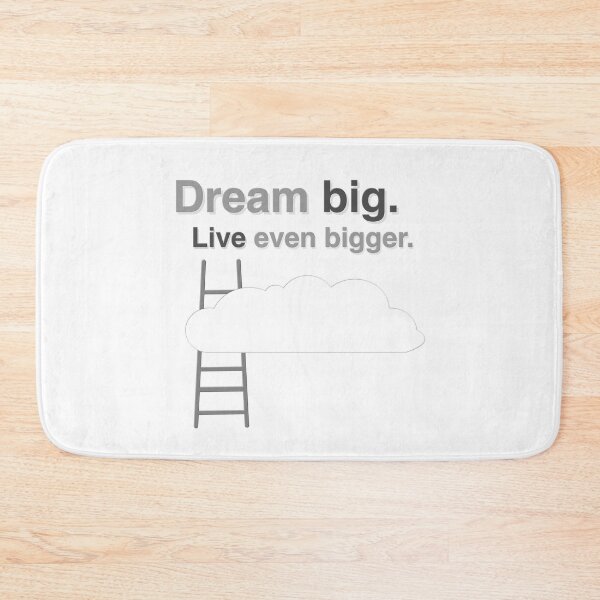 Item preview, Dream Big Live Bigger - Motivation Cloud Design designed and sold by Mnemovia.