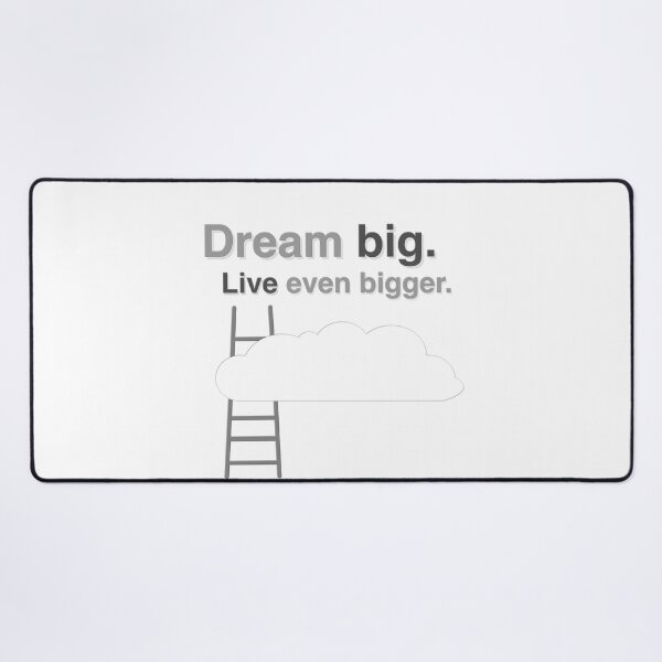 Item preview, Dream Big Live Bigger - Motivation Cloud Design designed and sold by Mnemovia.