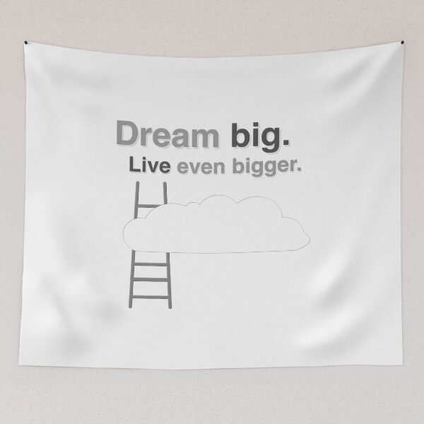 Item preview, Dream Big Live Bigger - Motivation Cloud Design designed and sold by Mnemovia.