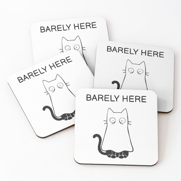 Item preview, Barely Here Funny Halloween Black Cat  designed and sold by FUEGO & NOX.
