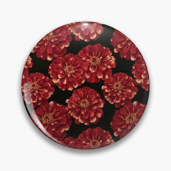 Item preview, Delicate Zinnia Floral  - Flower Garden Pattern - Gift Ideas For Men designed and sold by RoyalStarsPatts.
