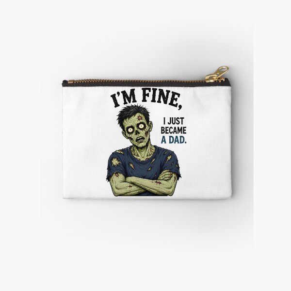 Item preview, I’m Fine I Just Became a Dad – Funny New Dad Zombie Gift for First Time Fathers designed and sold by SVALANART.