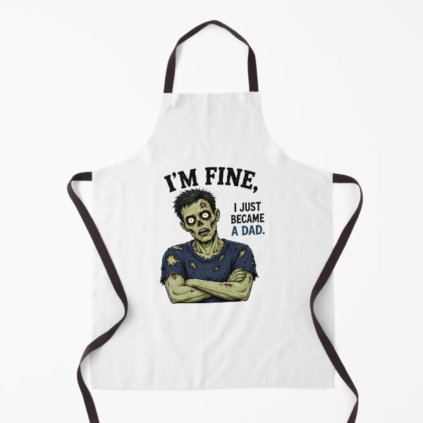 Item preview, I’m Fine I Just Became a Dad – Funny New Dad Zombie Gift for First Time Fathers designed and sold by SVALANART.