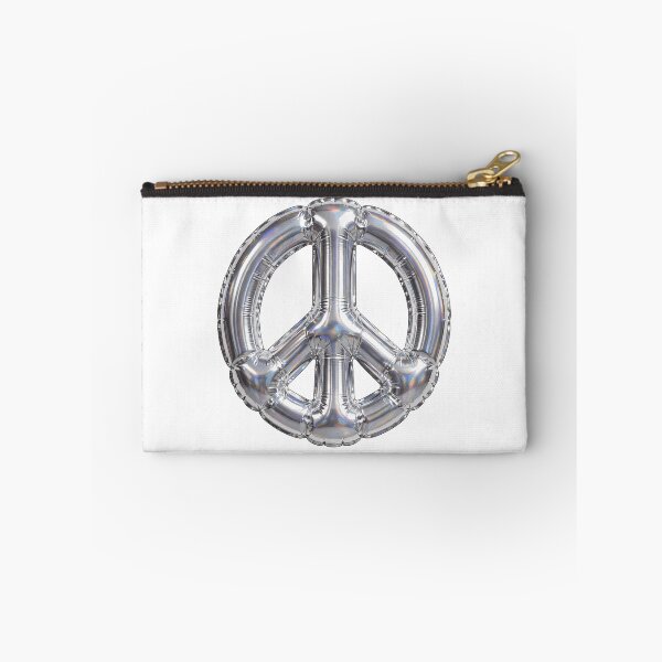 Item preview, Puffy Inflated Chrome Peace Sign designed and sold by Teeny Quities.