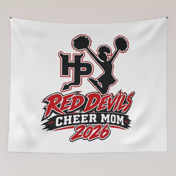 Item preview, Red Devils Cheer Mom 2026 designed and sold by DreadFlockArt.