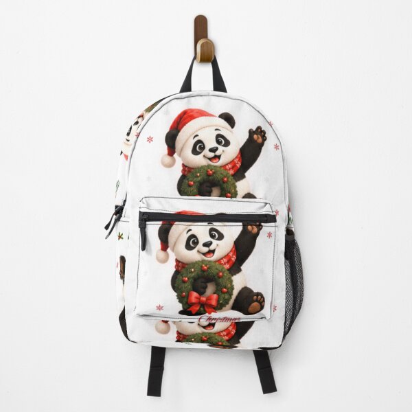 Item preview, Cute Santa Panda Christmas Greetings Holiday Artwork designed and sold by EnginerdStudio.