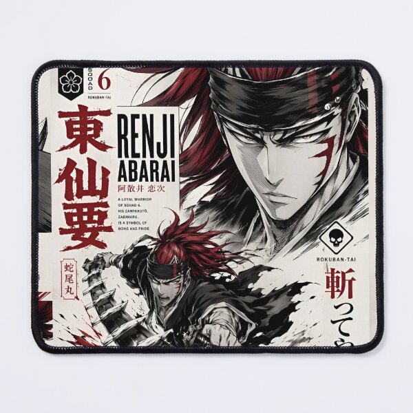 Item preview, Red Haired Anime Swordsman – Japanese Ink Warrior Manga Style Artwork designed and sold by Dyan4.