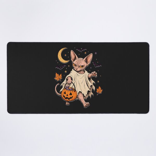 Item preview, Vintage Sphynx Cat Ghost Costume Halloween Pumpkin designed and sold by JerdbordinShop.