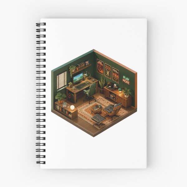 Item preview, Retro Gaming Room Isometric Diorama designed and sold by 3dleonardo.