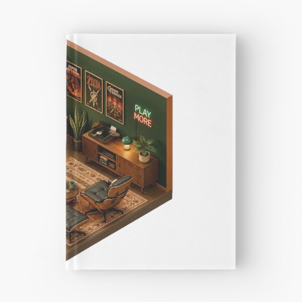 Item preview, Retro Gaming Room Isometric Diorama designed and sold by 3dleonardo.
