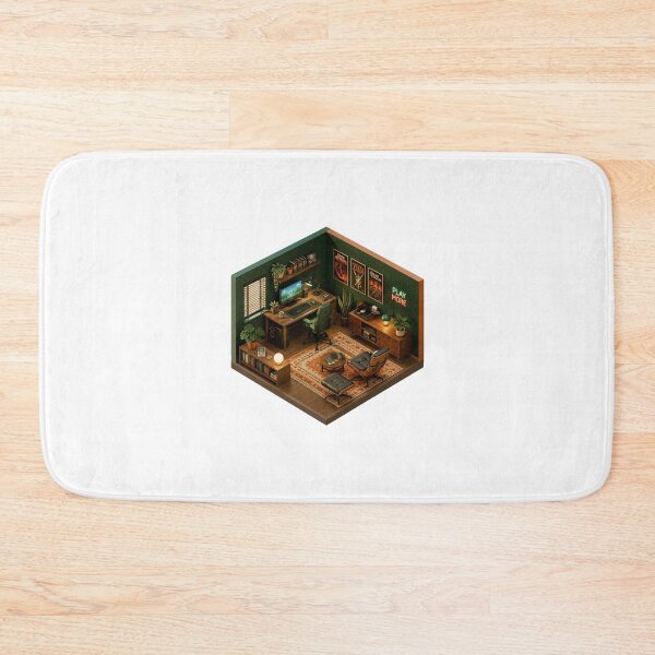 Item preview, Retro Gaming Room Isometric Diorama designed and sold by 3dleonardo.