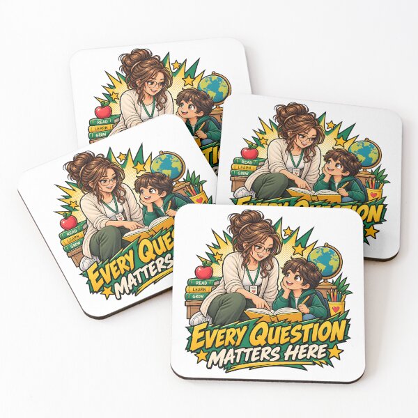 Item preview, Every Question Matters Here Teacher Shirt | Comic Style Teacher Tee | Teacher Appreciation Gift | Gift For Female Teacher designed and sold by Moss & Mellow.