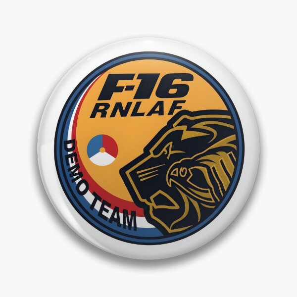 Item preview, Royal Netherlands Air Force F-16 Demo Team Patch designed and sold by CharlieDesings.