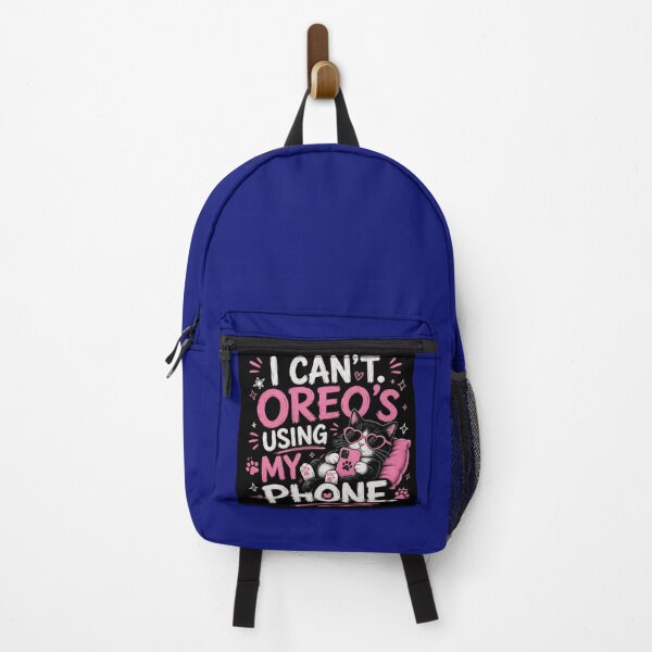 Item preview, I Can’t Oreo’s Using My Phone Funny Cat Teen Design designed and sold by OutlanderDesigns.