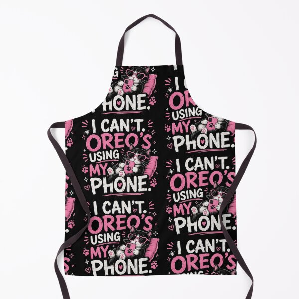 Item preview, I Can’t Oreo’s Using My Phone Funny Cat Teen Design designed and sold by OutlanderDesigns.