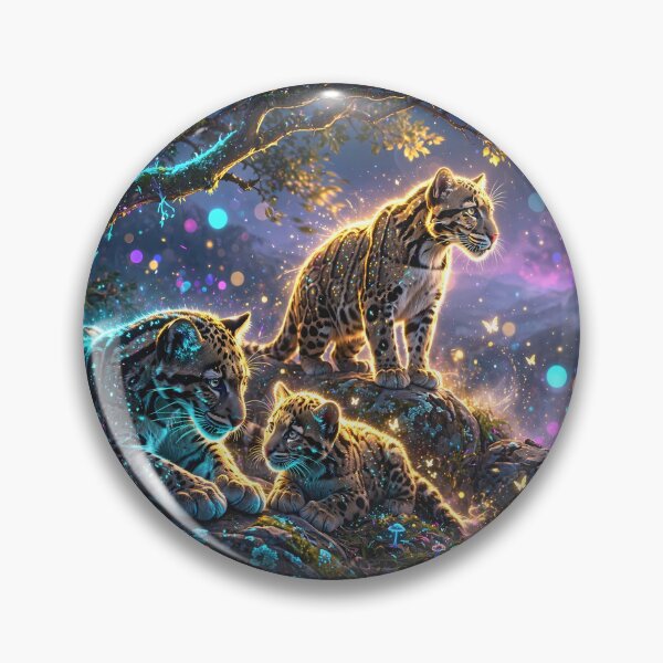 Item preview, Clouded Leopard Family designed and sold by m-y-A-I-A-R-T-.