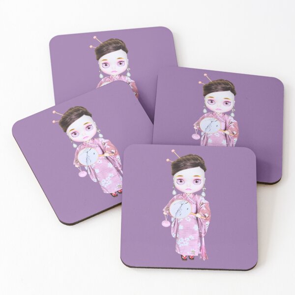 Item preview, Kawaii Pink Japanese Kimono Doll designed and sold by Skayana.