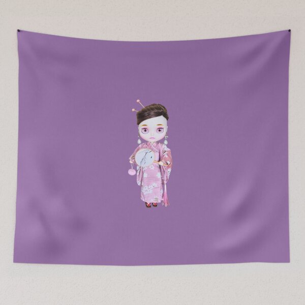 Item preview, Kawaii Pink Japanese Kimono Doll designed and sold by Skayana.