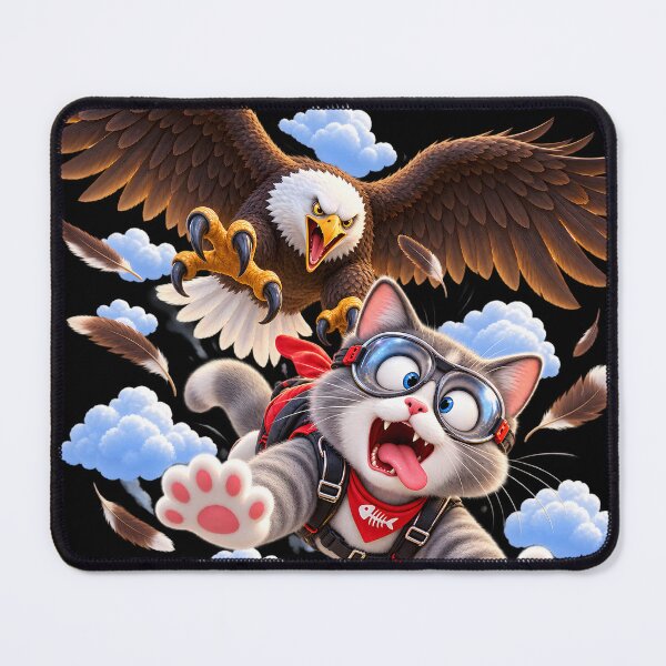Item preview, Eagle vs Cat: Skydiving Adventure designed and sold by ARabbitHole.