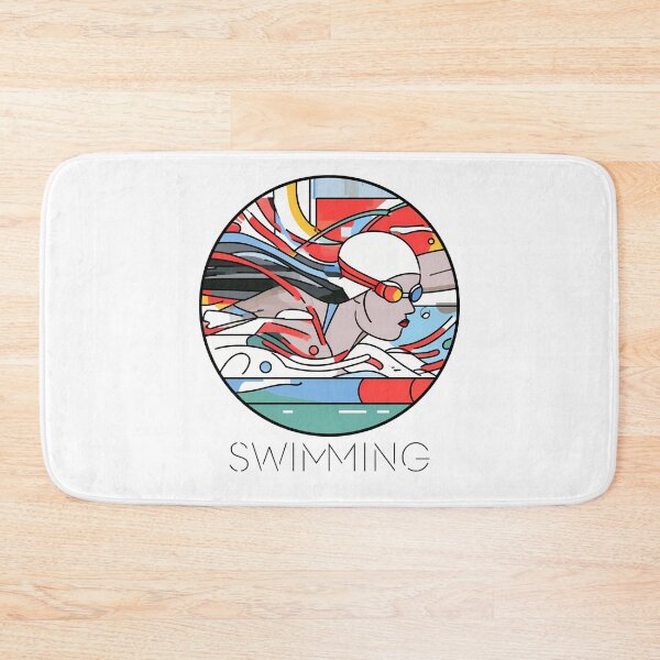 Item preview, Sticker - Decal - Dynamic Swimmer Energy Burst designed and sold by ForeverPrintsOK.