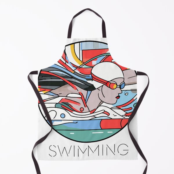 Item preview, Sticker - Decal - Dynamic Swimmer Energy Burst designed and sold by ForeverPrintsOK.