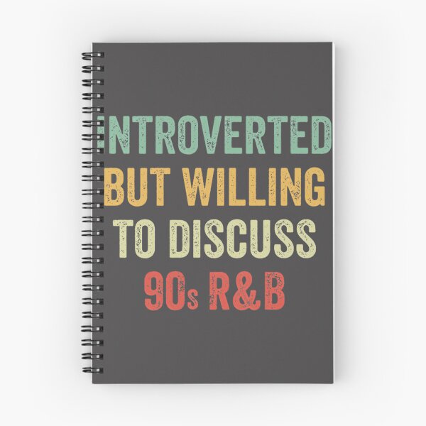 Item preview, Introverted But Willing To Discuss Rnb Music Lover Gift LIMITED EDITION designed and sold by GothBoyArt.