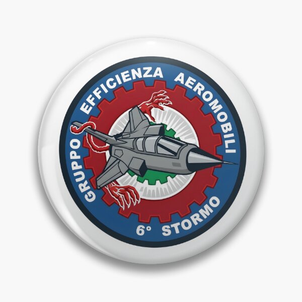 Item preview, Italian Air Force 6° Stormo Gruppo Efficienza Aeromobili Patch designed and sold by CharlieDesings.