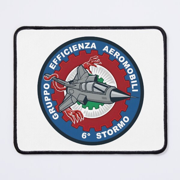 Item preview, Italian Air Force 6° Stormo Gruppo Efficienza Aeromobili Patch designed and sold by CharlieDesings.