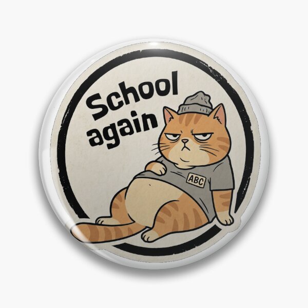 Item preview, Funny Grumpy Cat School Again Back To School designed and sold by Fun-and-joy.