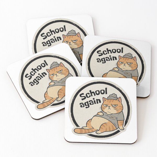 Item preview, Funny Grumpy Cat School Again Back To School designed and sold by Fun-and-joy.