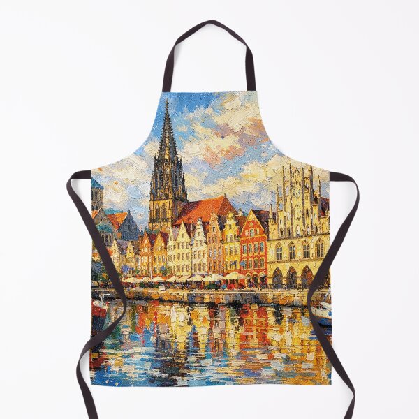 Item preview, A painting of Muenster, Germany – A Beautiful place in Europe. designed and sold by GalleryKauffeld.