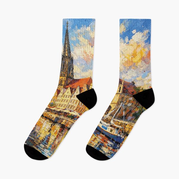 Item preview, A painting of Muenster, Germany – A Beautiful place in Europe. designed and sold by GalleryKauffeld.