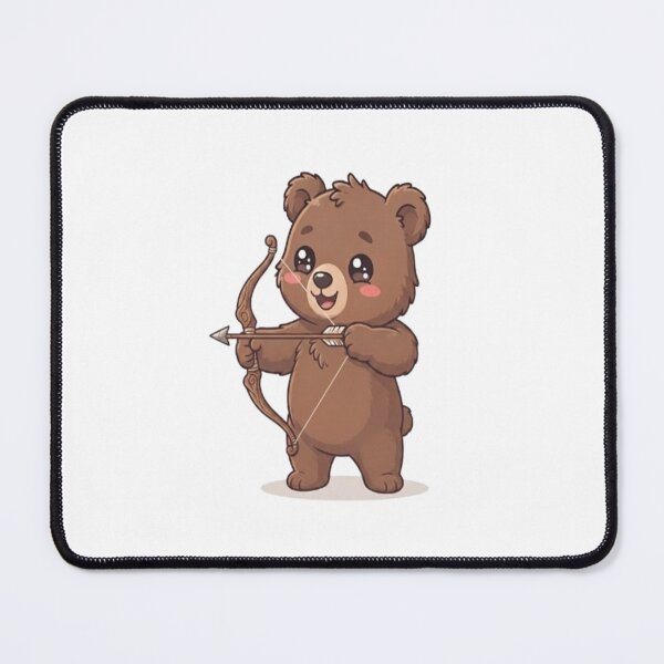 Item preview, Cute Bear Archer With Bow designed and sold by Ella_Sketch.