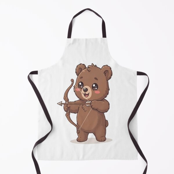 Item preview, Cute Bear Archer With Bow designed and sold by Ella_Sketch.