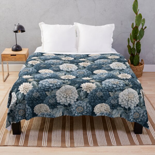 Item preview, Exotic Zinnia Floral - Flower Garden Pattern - Gifts For Couples designed and sold by RoyalStarsPatts.