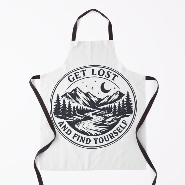 Item preview, Get Lost and Find Yourself – Adventure Badge Design designed and sold by GabeMountainArt.
