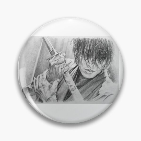Item preview, Kenshin Himura with a Sword | Rurouni Kenshin designed and sold by artxsian.