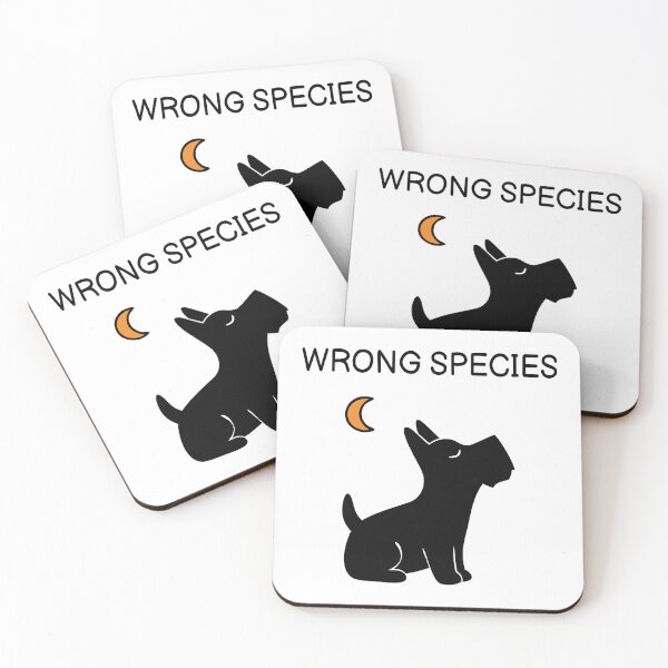 Item preview, Wrong Species funny scottie dog halloween  designed and sold by FUEGO & NOX.