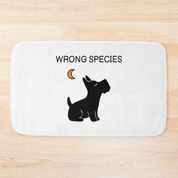 Item preview, Wrong Species funny scottie dog halloween  designed and sold by FUEGO & NOX.