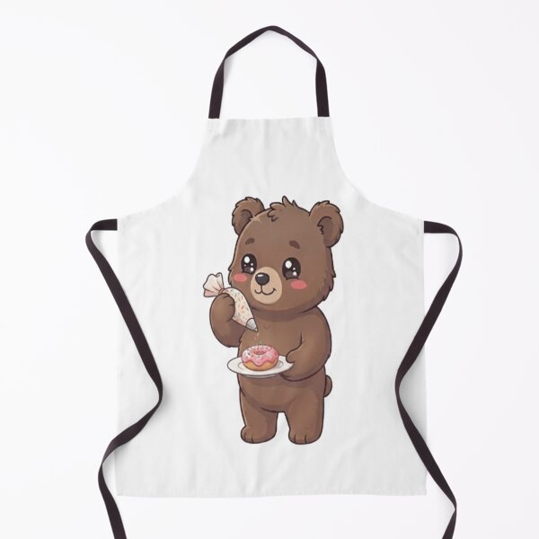 Item preview, Cute Bear Decorating Pink Donut designed and sold by Ella_Sketch.