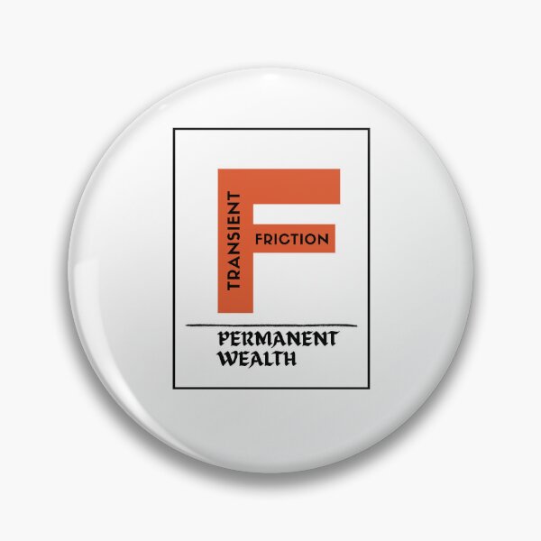 Item preview, TRANSIENT FRICTION. PERMANENT WEALTH - cool investor design  designed and sold by sugoonfinarts.