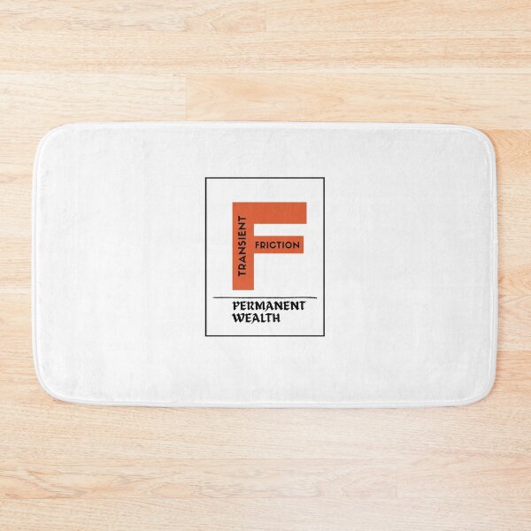 Item preview, TRANSIENT FRICTION. PERMANENT WEALTH - cool investor design  designed and sold by sugoonfinarts.