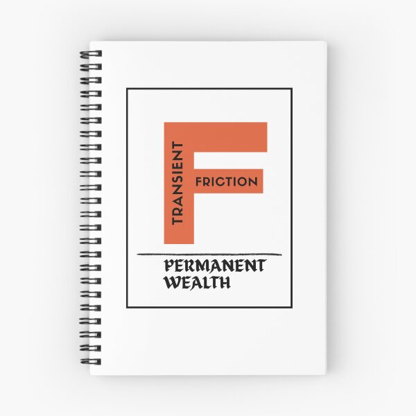 Item preview, TRANSIENT FRICTION. PERMANENT WEALTH - cool investor design  designed and sold by sugoonfinarts.