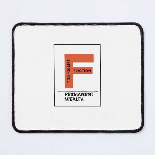 Item preview, TRANSIENT FRICTION. PERMANENT WEALTH - cool investor design designed and sold by sugoonfinarts.